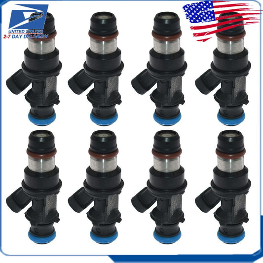 8x Fuel Injectors For 01-2007 GM for Chevy for GMC Truck 4.8L 5.3L 6.0L 25317628 Series