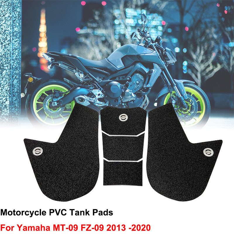 Motorcycle Fuel Tank Pads Protective Anti-Slip Pads for Yamaha MT09 FZ09 2013-20