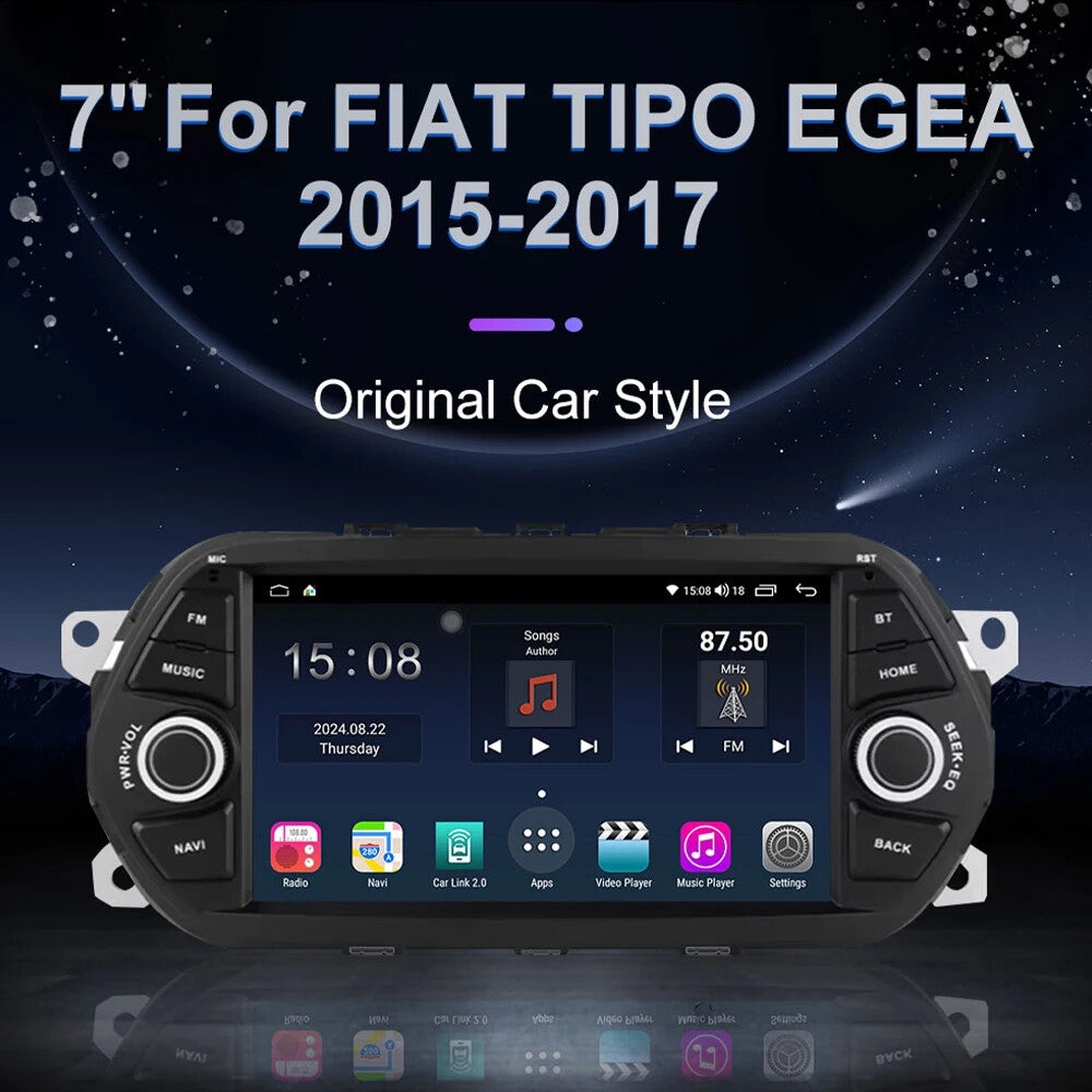 for Fiat Tipo Egea 2015-2017 Auto Multimedia GPS Player Car Radio CarPlay Screen