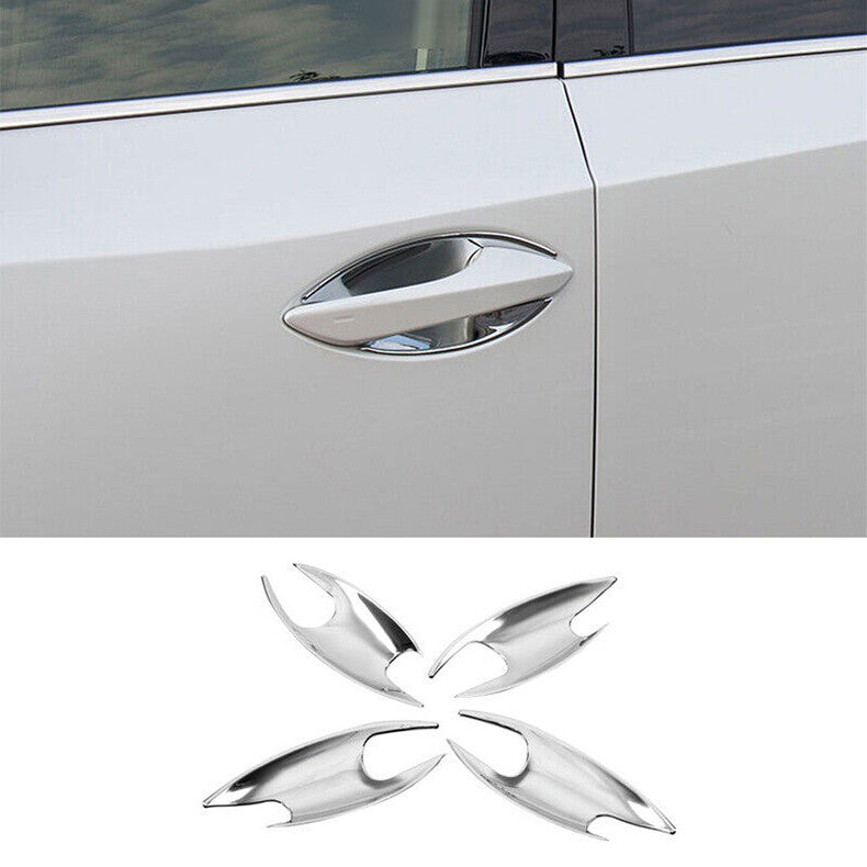 for Lexus NX200t 300 300h 2015-2021 Chrome Side Door Bowl Molding Cover Trim 4X