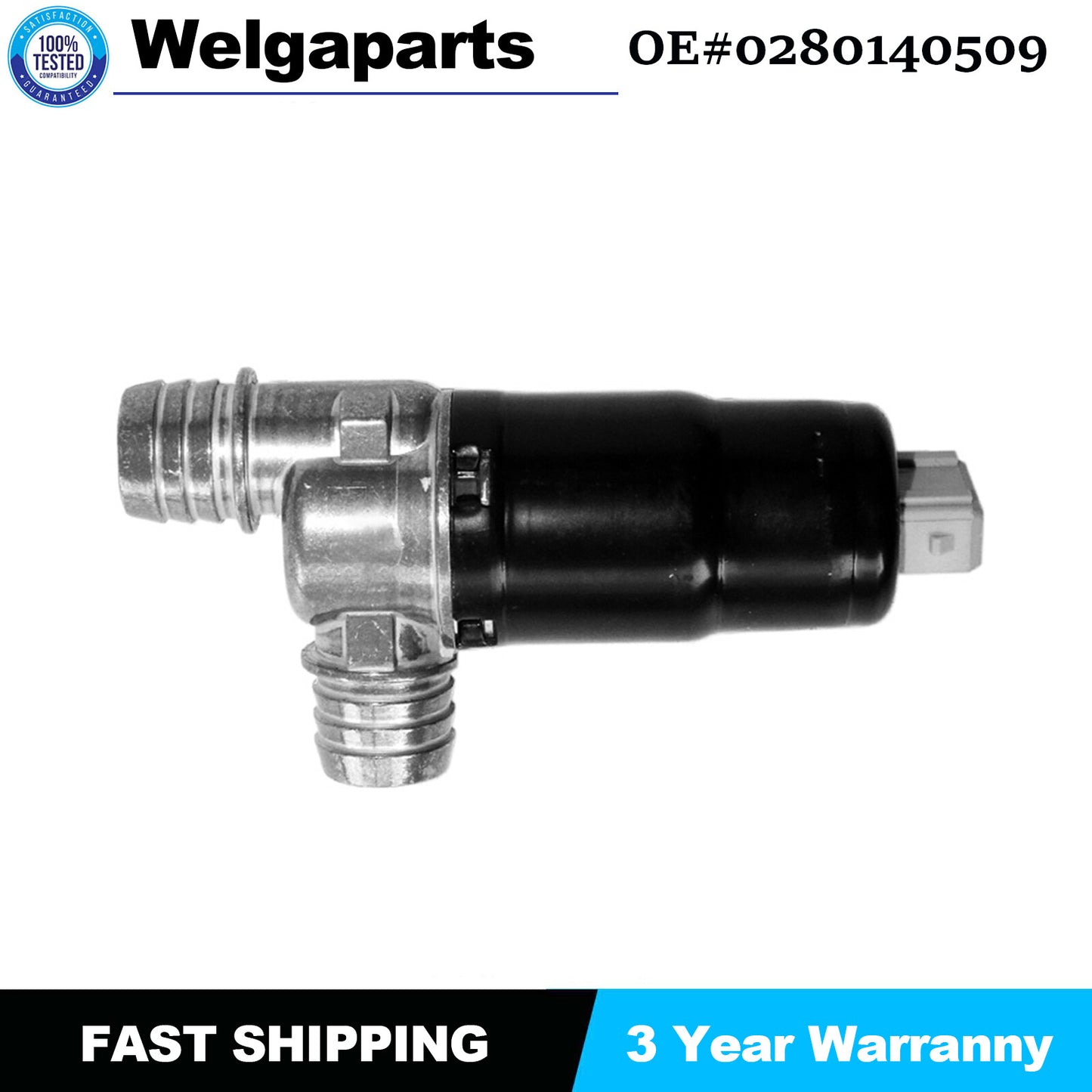 1PC 0280140509 Idle Air Control Valve New for BMW E30 E28 E34 E24 E23