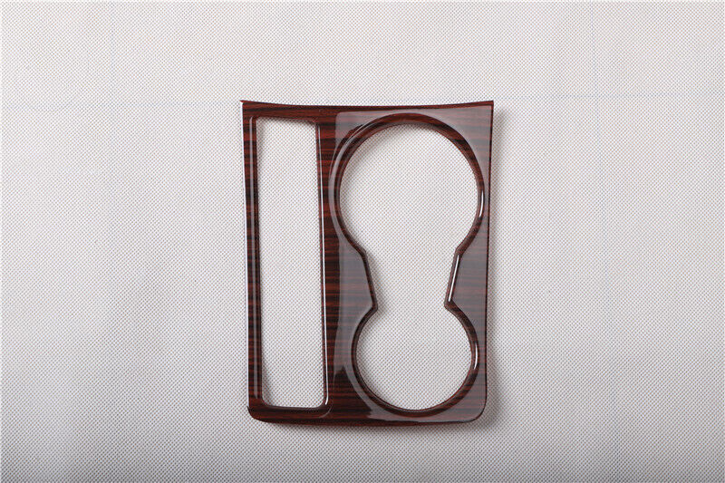 Car Middle Console Drinking Glass Trim 1PCS Fit for Audi A5 2008-2016 Red Wood