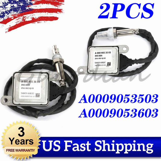 1 Pair Set Nox Sensor A0009053503+A0009053603 for MERCEDES-BENZ E250 E350 GL350
