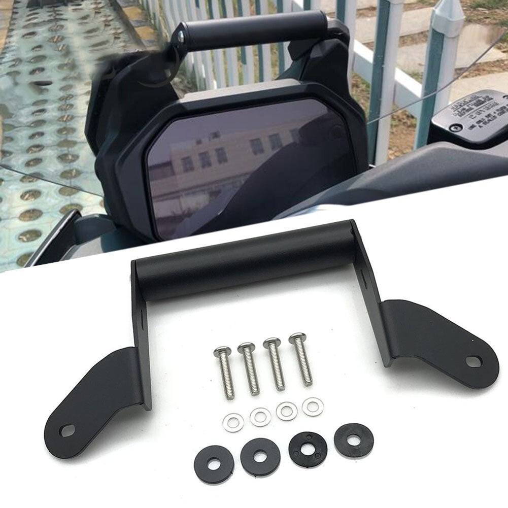 Motorcycle GPS Phone Navigation Pad Mount Kit Set For C400GT 2019-2021 Black