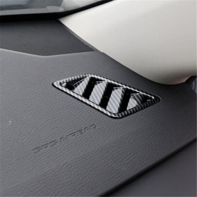 Carbon Fiber Dashboard Air Outlet Vent Cover for Mitsubishi Outlander 2022 2023