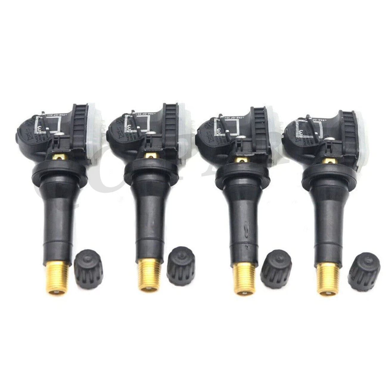 4-pack TPMS sensor 13540601 for GimChev, for Buick , and for Cadillac tire pressure monitoring.