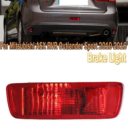 Rear Center Bumper Reflector LampTail Light for Mitsubishi ASX RVR 2010-2016
