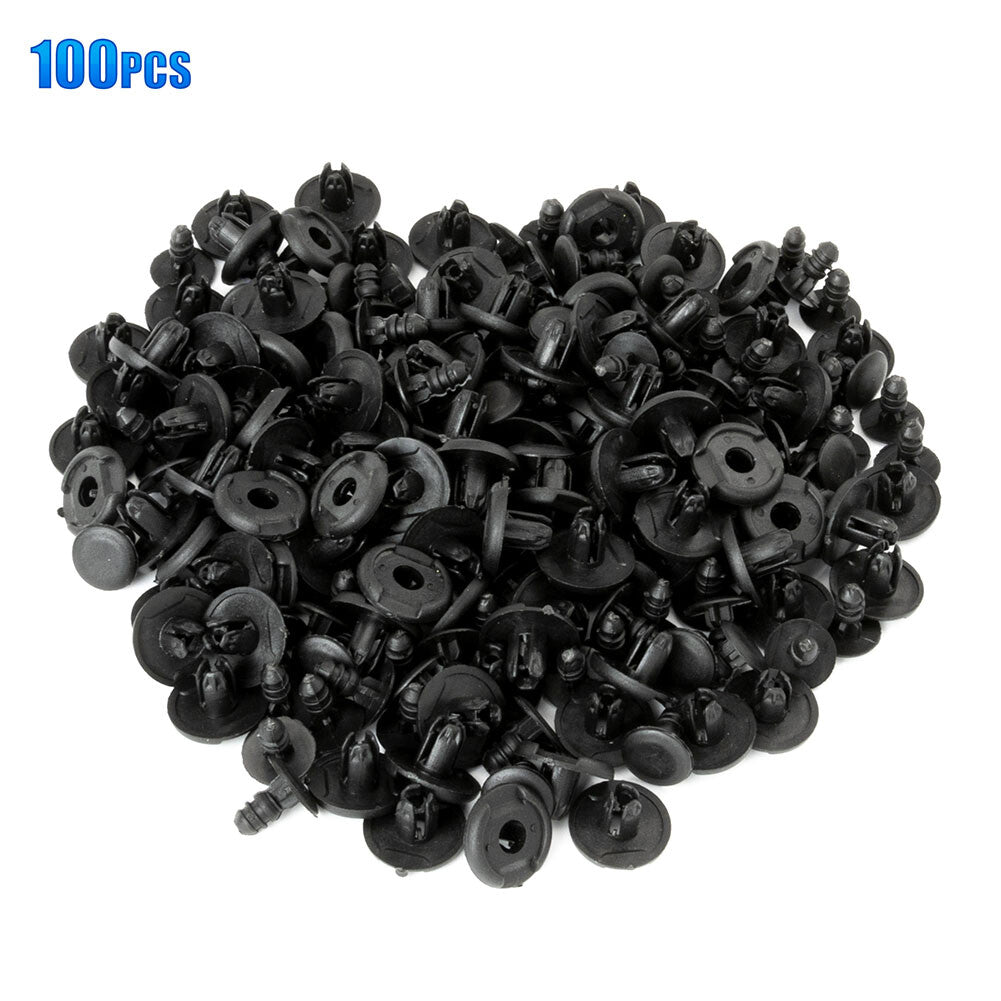 100Pcs Fender Liner Clips Push Retainer for Honda for Civic Accord CL for Acura 8mm Hole