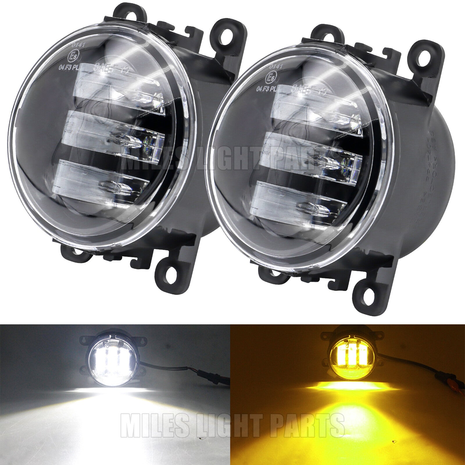 Bumper Fog Light LED White Yellow for Subaru Forester XV Crosstrek 2014-2020 ??