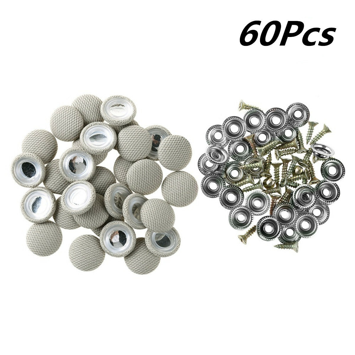 60x Head Liner Car Roof Repair Fabric Upholstery Buckle For Headliner Ceiling