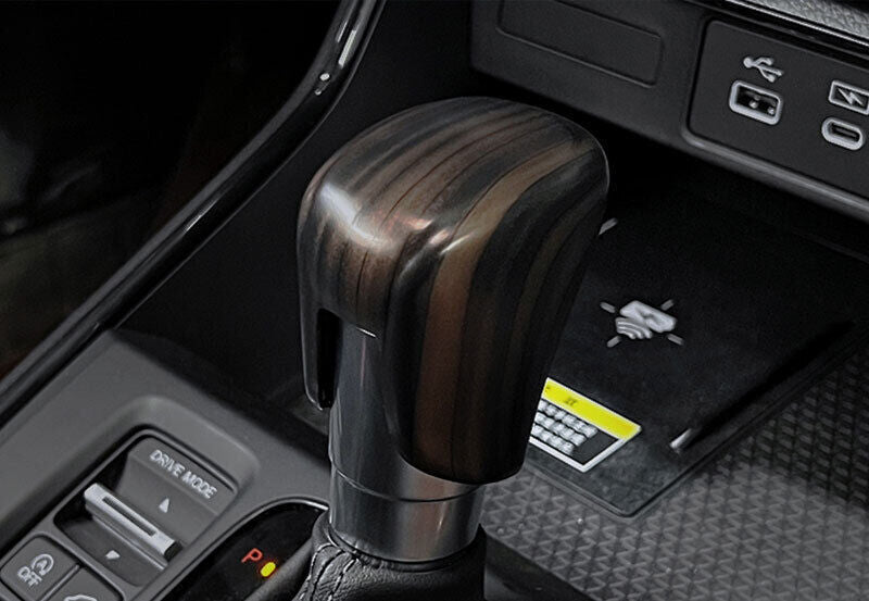 for Honda CRV CR-V 2023-2024 Wood Grain ABS Central Console Gear Shift Knob Trim
