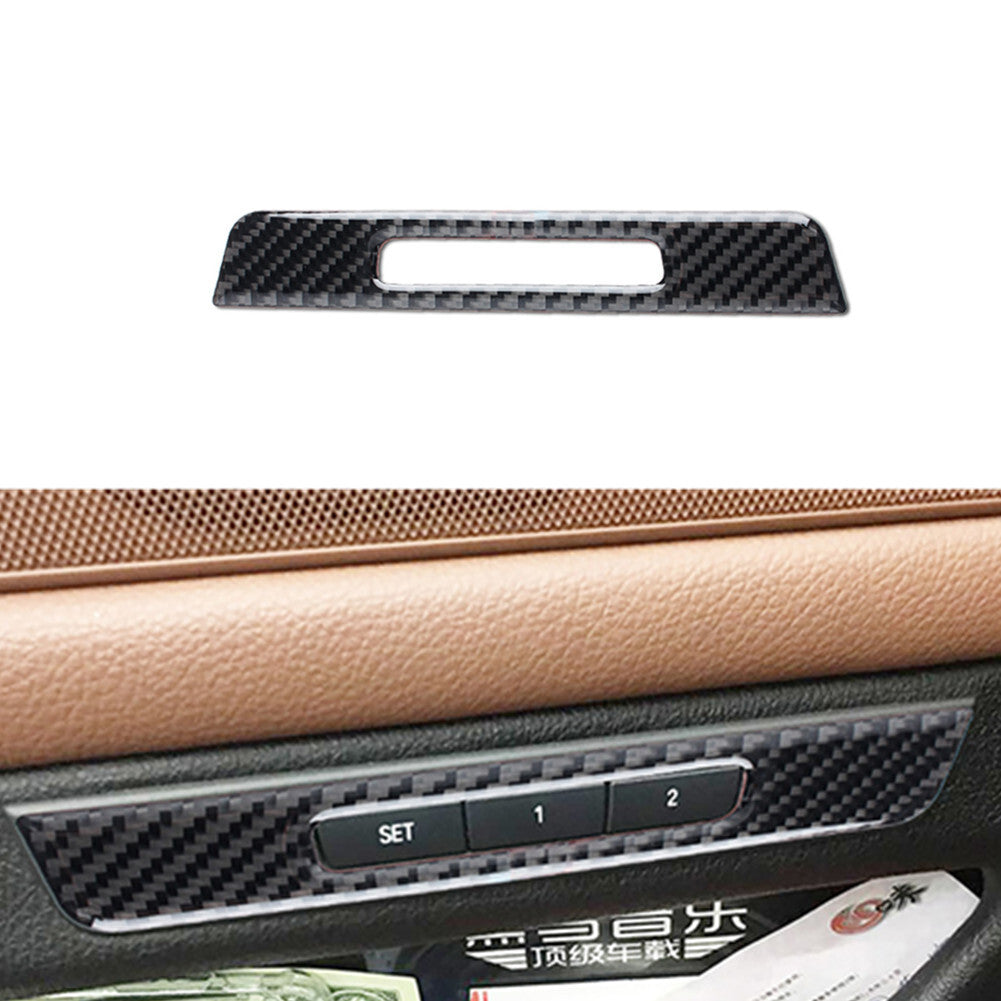 Carbon Fiber Reminder Buttons Trim for BMW 5 Series F10 2011-2017