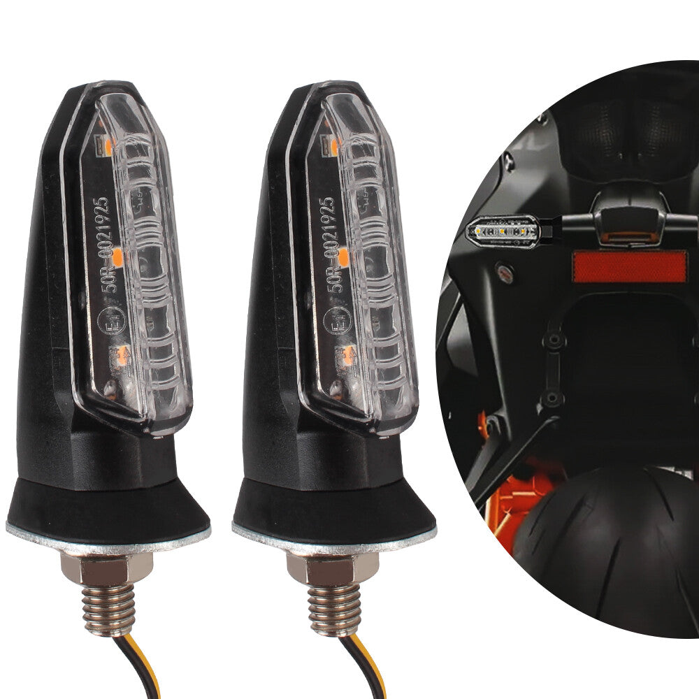 2pcs Motorcycle LED Turn Signal Blinker Light Indicator for Honda for Yamaha for Harley
