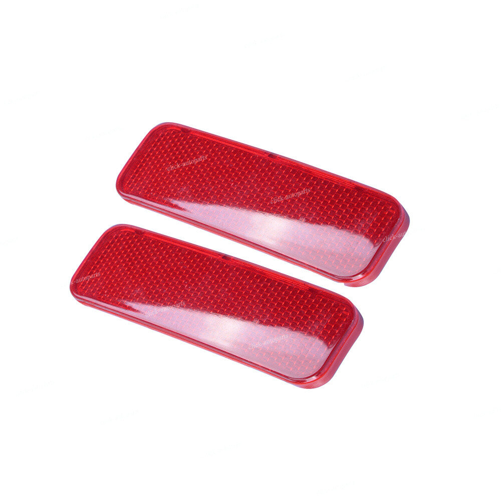 Pair Rear Bumper Reflector Light Lamp Lens for Ford Transit Van 2014-UP L+R