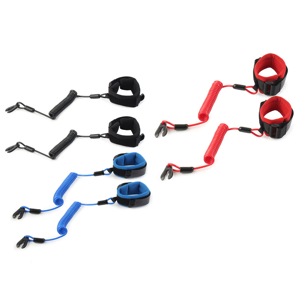 Boat Engine Emergency Stop Switch Safety Lanyard Cord for Yamaha Jet Ski 2PCS