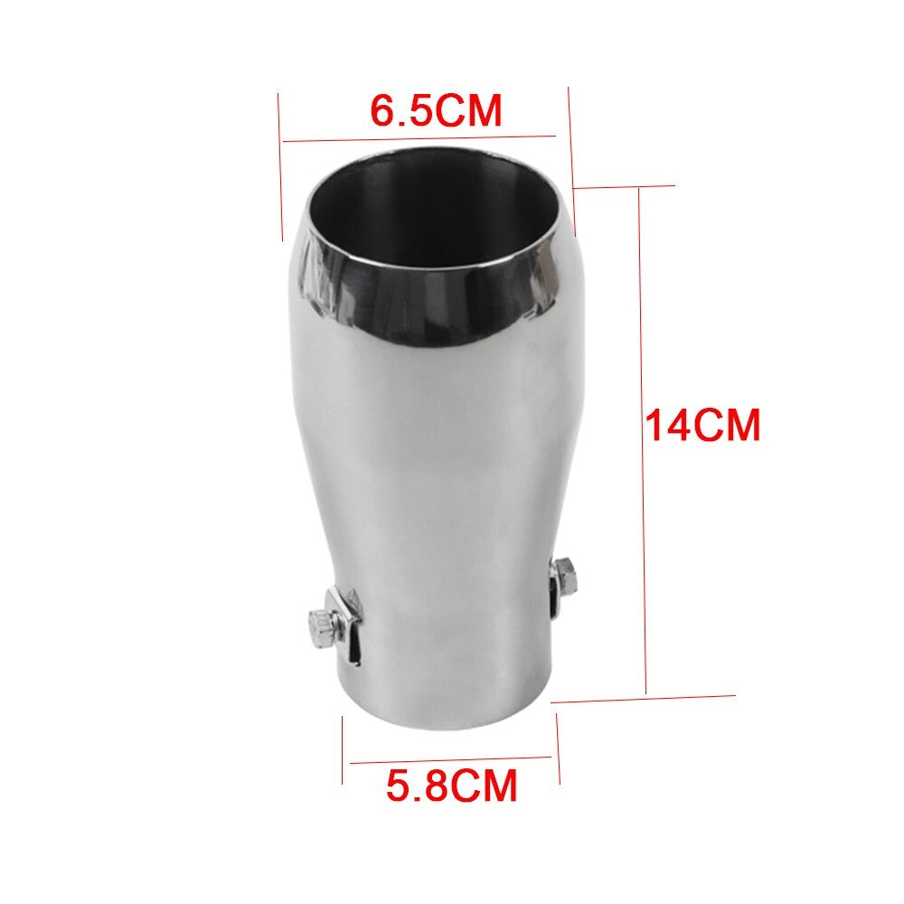 Tailpipes Exhaust Muffler Rear Tail Pipe Tip for Suzuki for Jimny 2019-2023 Chrome
