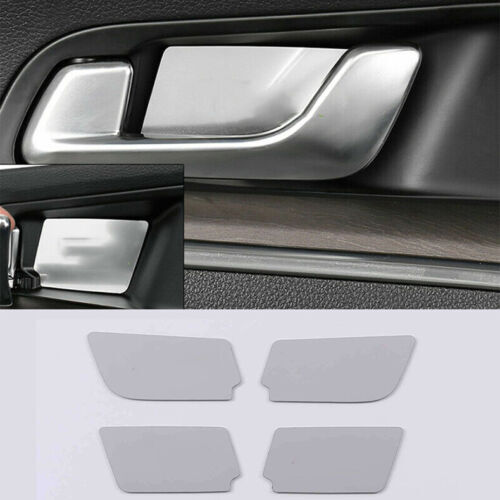 for Kia K5 2021-2023 Matt Silver S.Steel Inner Door Handle Bowl Stickers Trim 4X