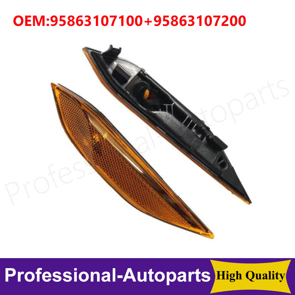 One pair of front L+R side marker lights and turn signals are suitable for Porsche for Cayenne 92A 3.6L