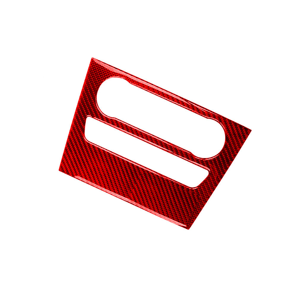 Red Carbon Fiber Multimedia Button Panel Cover for Mercedes Benz M-class W164