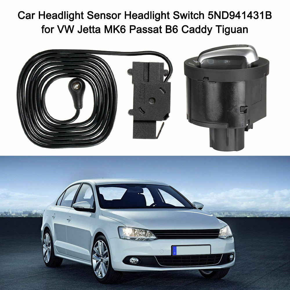 Automatic headlight sensor module and switch suitable for Volkswagen for Golf MK5, for Jetta MK6, for Tiguan , for Passat B6