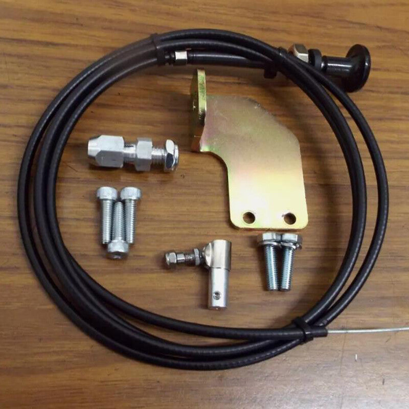 P7100 P-pump Manual Fuel Shut Off Solenoid Kit Cable for Dodge 12v 6/4bt