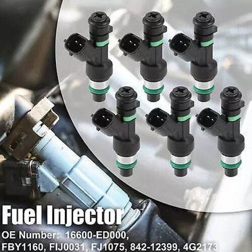 16600-JK00A / FBY7030 6-piece fuel injector replacement parts for Infiniti G25 2011-2012