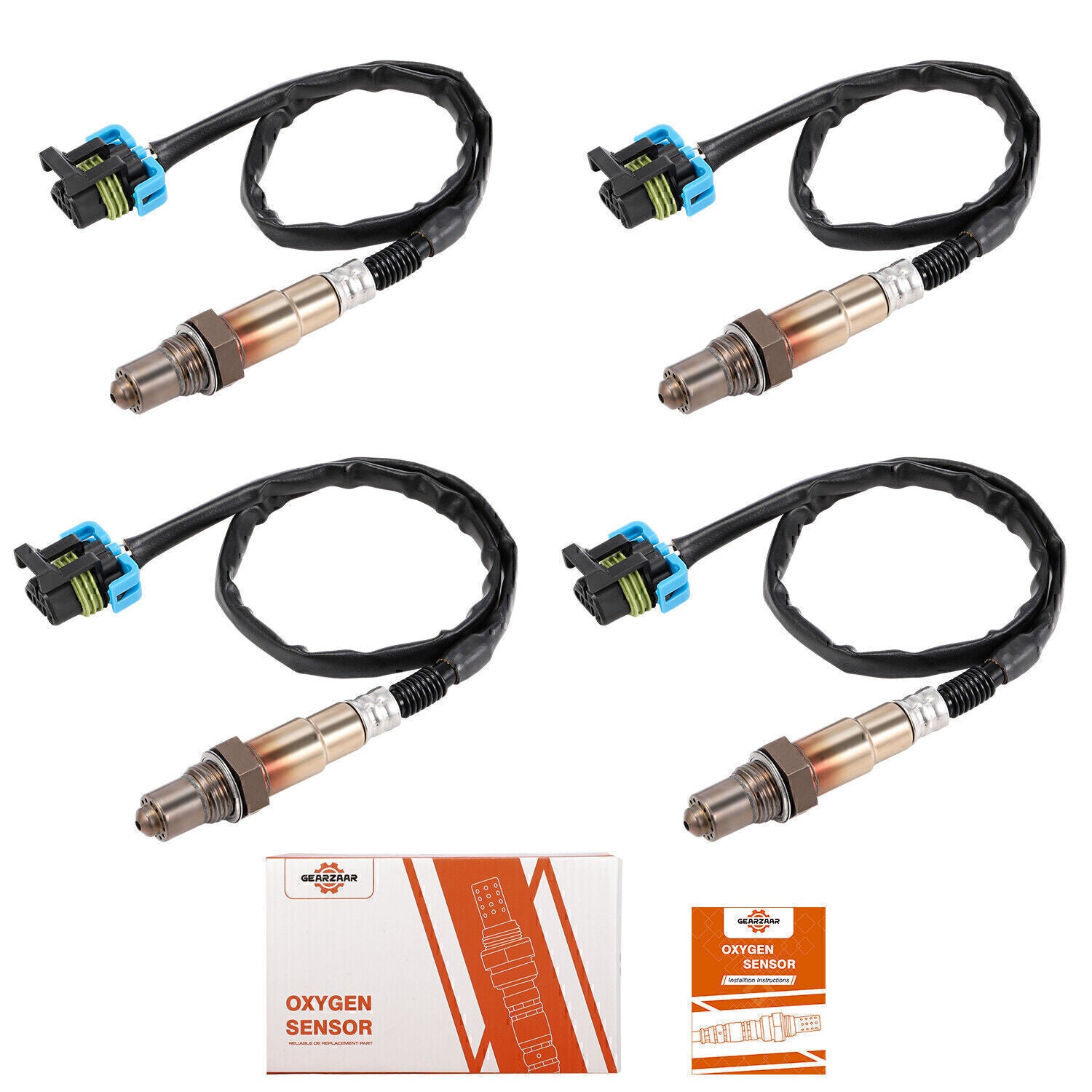 Set of 4 Oxygen O2 Sensor For 2009-2017 for Buick for Chevy for Cadillac for GMC for Saturn 234-4815