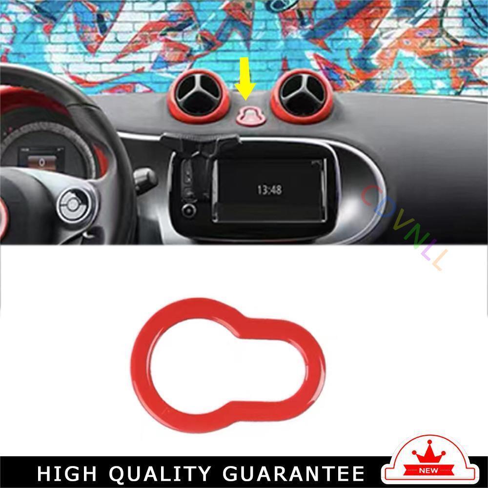Mergency Light Switch Control Trim Fit for Mercedes-Benz for SMART 15-18 Bright Red