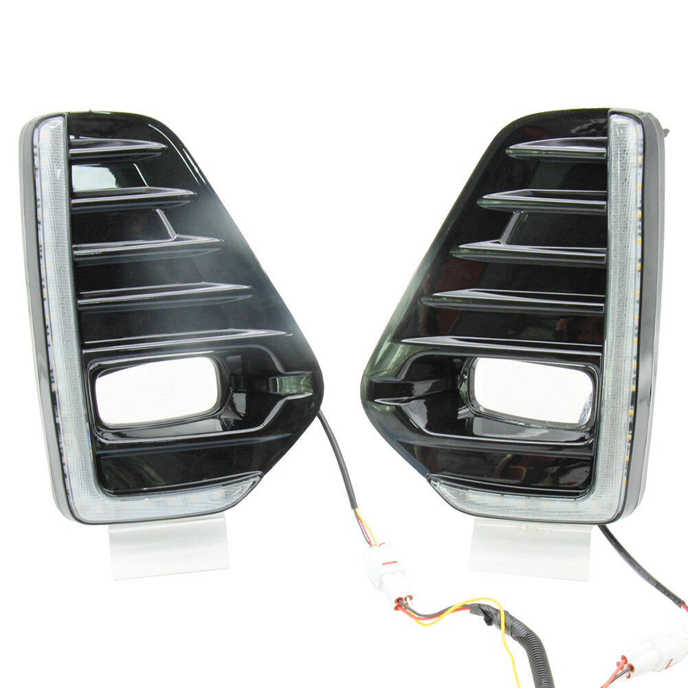 LED DRL Daytime Running Light w/ Turn Signal Set for NISSAN KICKS 2021