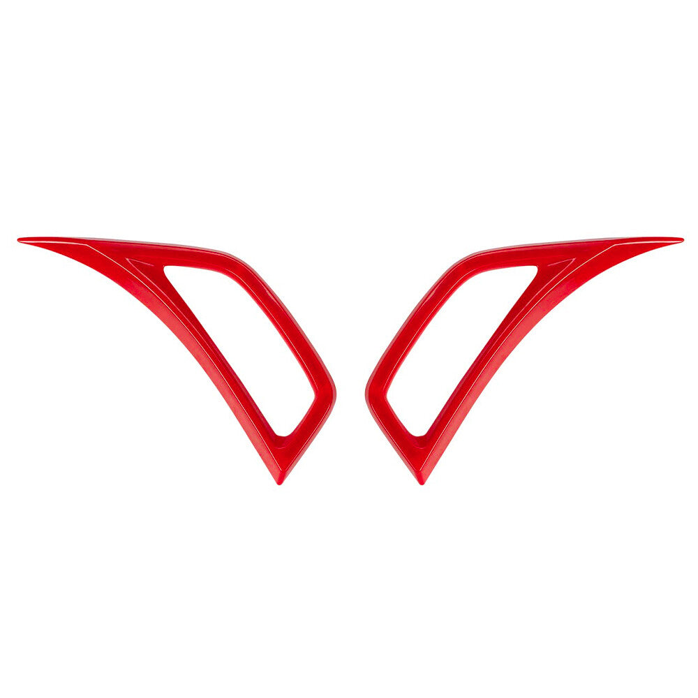 Red Car Fender Air Vent Outlet Cover Trim for Jeep for Wrangler JL JT 2018-2023