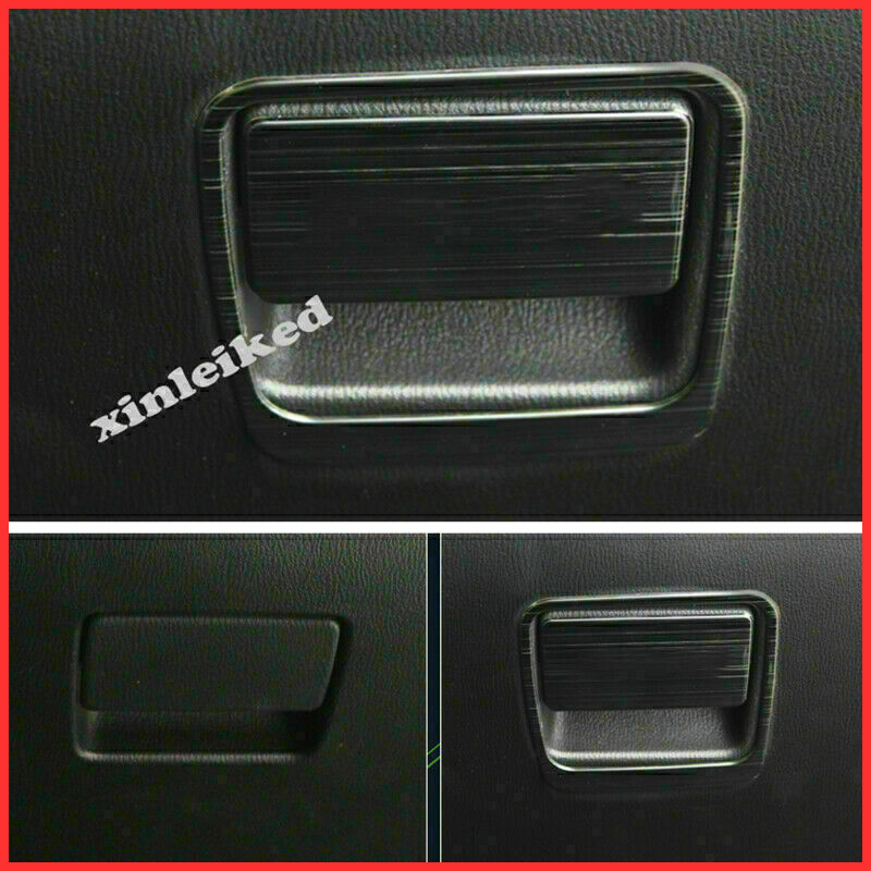 for Mazda CX-5 2017-21 Black Titanium Car for Co -Pilot Storage Box Handle Cover Trim
