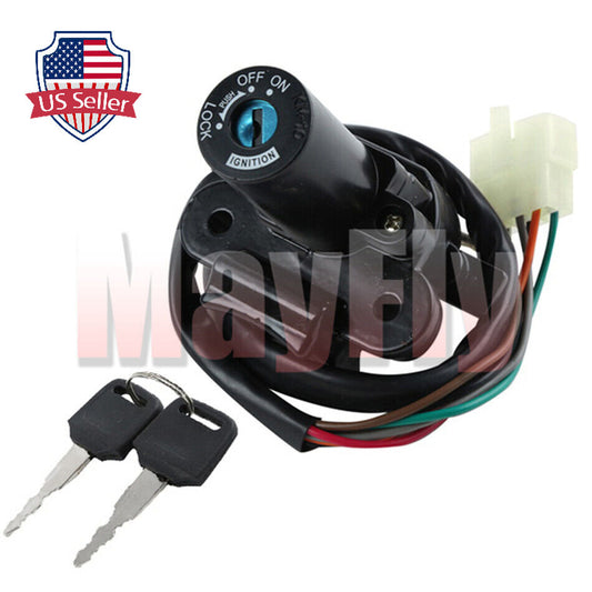 Ignition Switch Lock Key Fit for Kawasaki ZX6R ZX7R ZX9R ZXR750 ZZR400 ZZR600