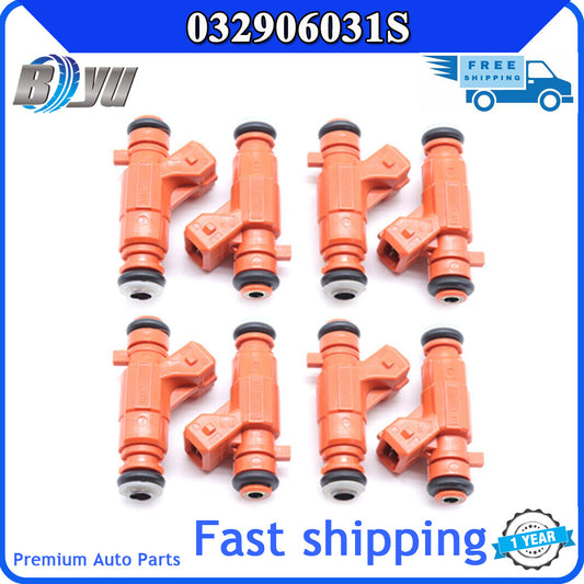 8-piece fuel injector kit (032906031S) for Volkswagen Gol Voyage 07-14 1.0L (0280157111)