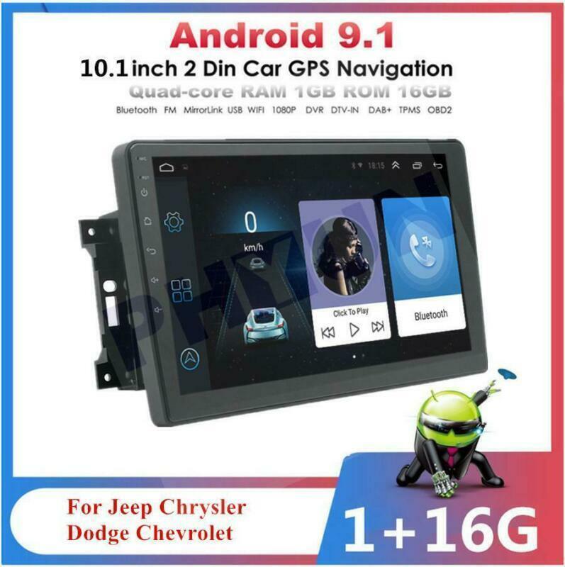 10.1 for Jeep for Wrangler Unlimited 2007-12 Stereo Radio DVD Player GPS Navigation