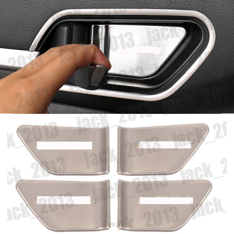 for Nissan Teana Altima 2019-2022 Silver Interior door bowl sticker trim 4pcs