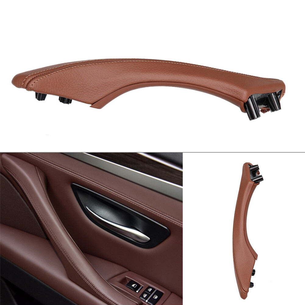 Door Trim Pull Handle Right Side Real Leather Fit for BMW 5 series F10 F11 F18