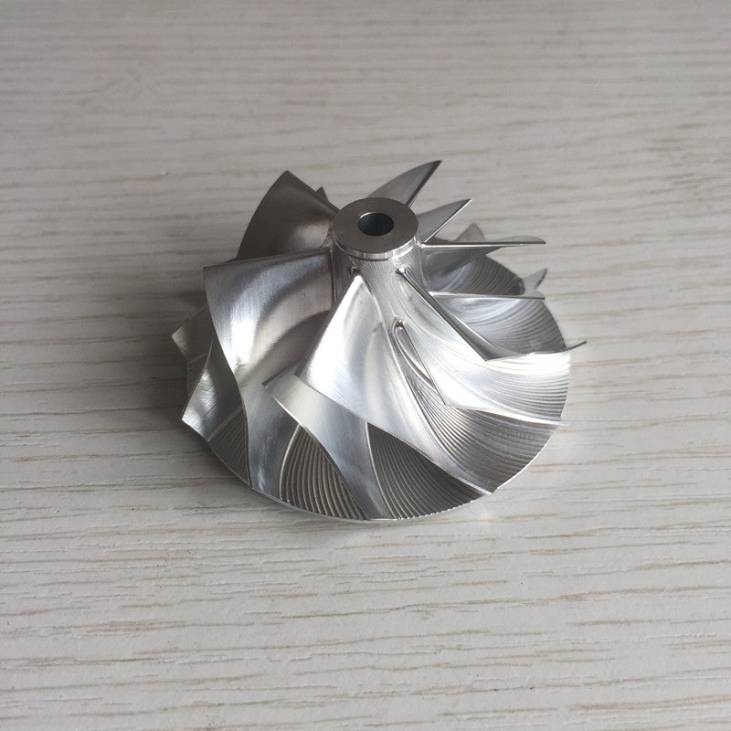 K04 45.09/56.08mm 6+6 blade Aluminum 2618/Milling/Blank Compressor Wheel