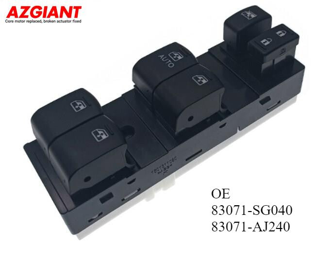 2014 - 2016 for Subaru Forester Front Left Drive Side Power Window Switch