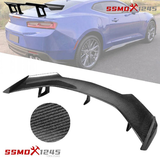For 2016-2022 for Chevy Camaro ZL1 1LE Style Carbon Fiber Rear Trunk Spoiler Wing
