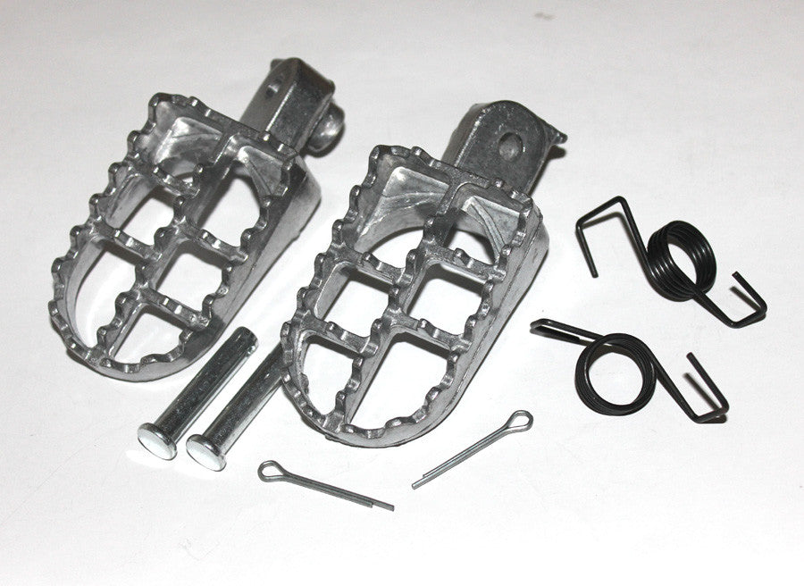 Aluminium Foot Pegs For 1987-2013 for Kawasaki KLR 650 KLR650 Bikes Footrests
