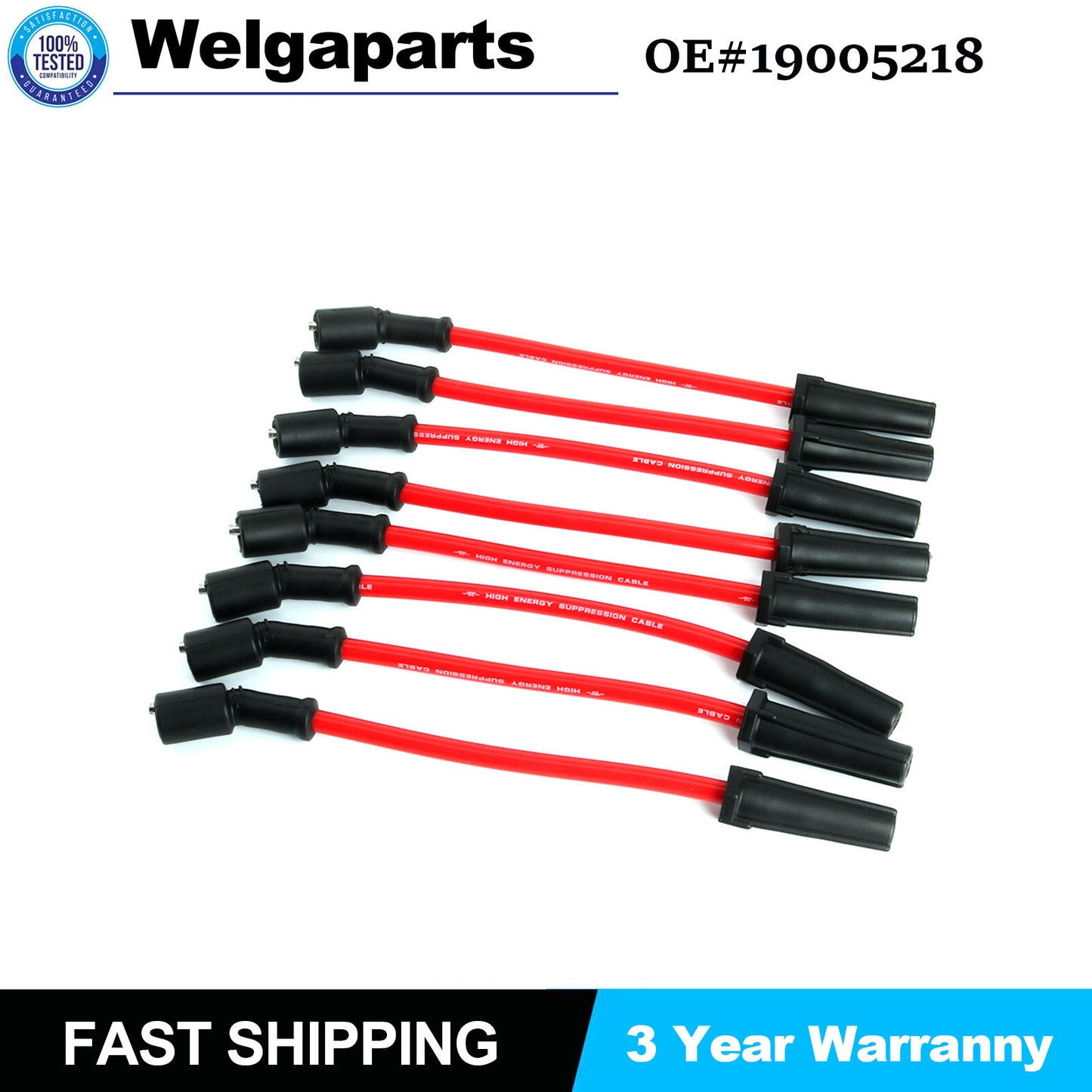 Set of 8 for Chevy Silverado LS1 LS3 V8 4.8 5.3L 19005218Round Ignition Coil New