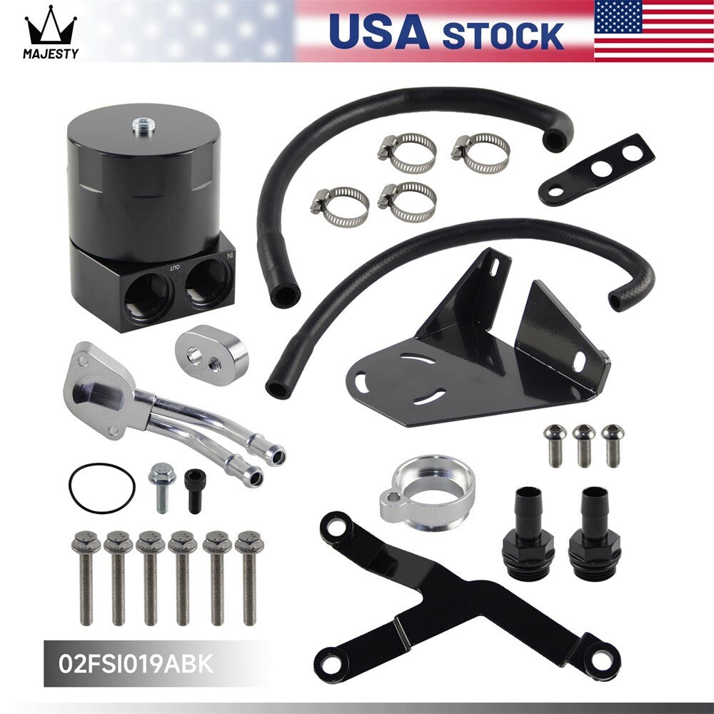 Baffled Oil Catch Can For 2017-2022 for Ford F-250 F-350 F-450 6.7L