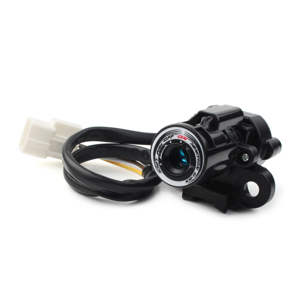 1x Fuel Gas Cap Ignition Switch for Seat Lock for Kawasaki ZX6R/636 2013-2018