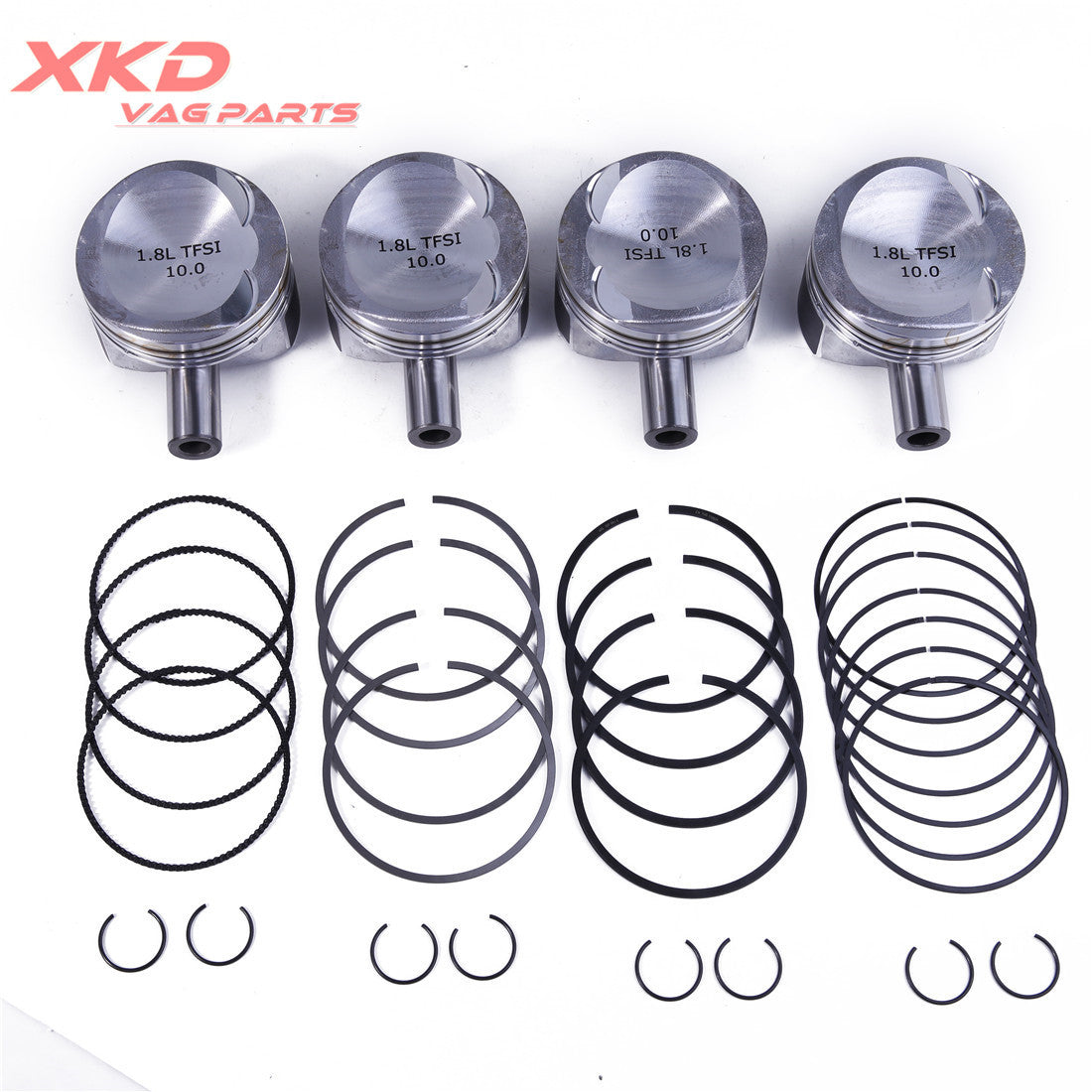 1.8T EA888 Piston Assembly with Upgraded Wave Scraper Ring for Volkswagen for Passat CC
