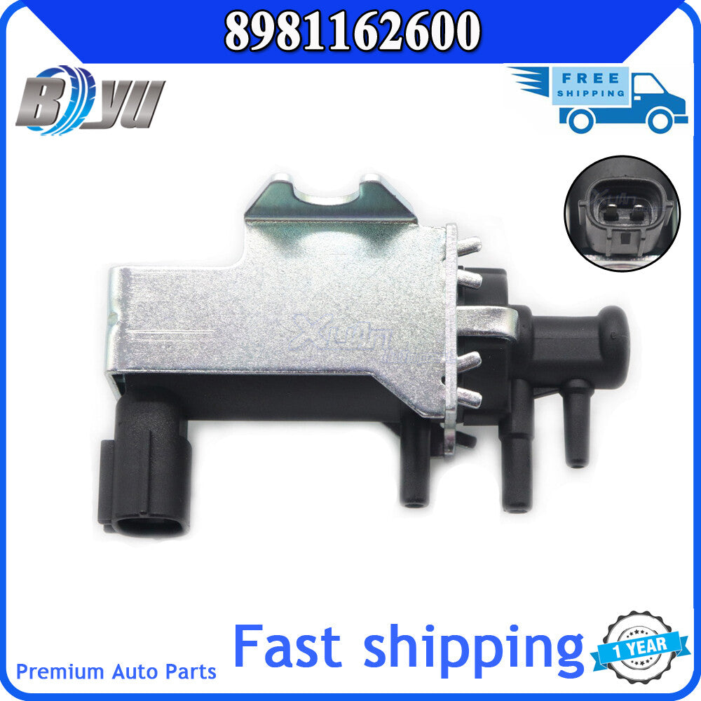 Engine vacuum pump solenoid valve suitable for Isuzu K4JJ1 8981162600, new 8-98116260-0