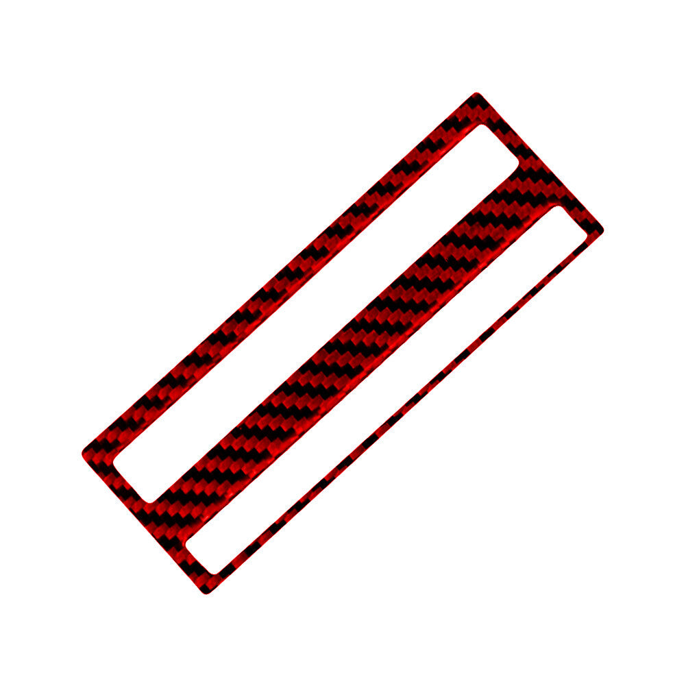 Red Carbon Fiber Radio Control Button Frame Cover Trim for Toyota Matrix 2009-14