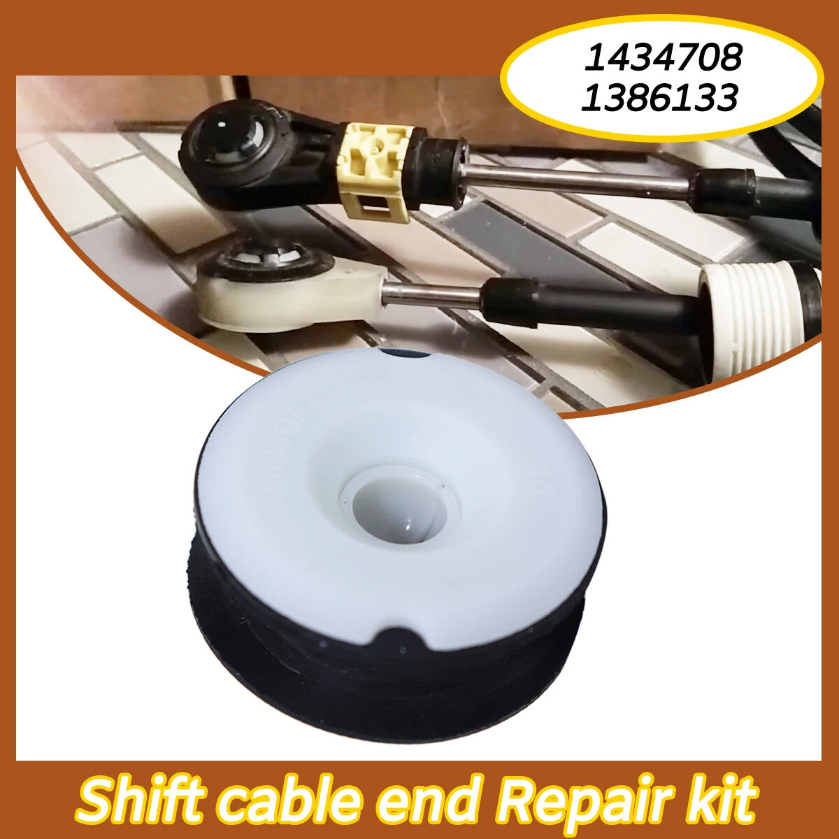 Gear Linkage End Repair Kit for Ford Fiesta MK6 MK7 08-17 Shifting Issue Fix