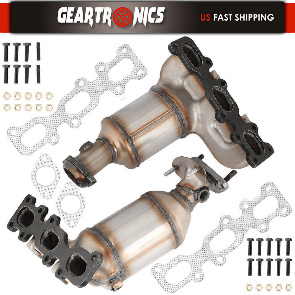 Set of 2 Catalytic Converter For 2013-2019 for Ford Explorer Front Left  Right