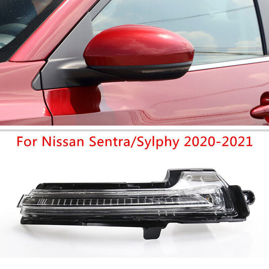 Mirror Light Turn Signal Indicator Left Side for Nissan Sentra/Sylphy 2020-2021