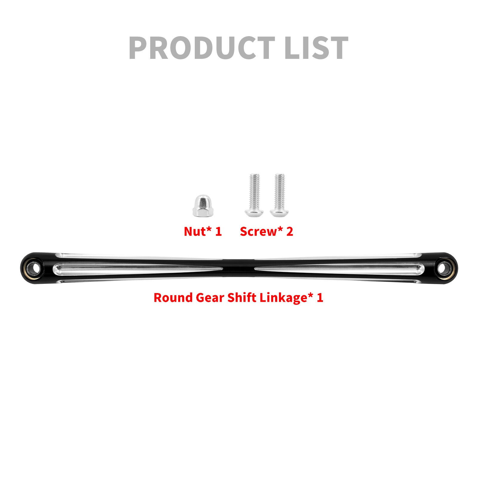 Black Cylinder Shift Linkage Shifter Link for Harley Touring Road Electra Glide